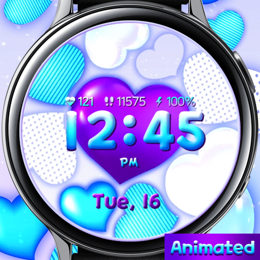 Snow Lovely Heart_Watchface logo