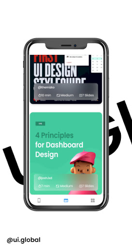 Android application Learn UI/UX screenshort