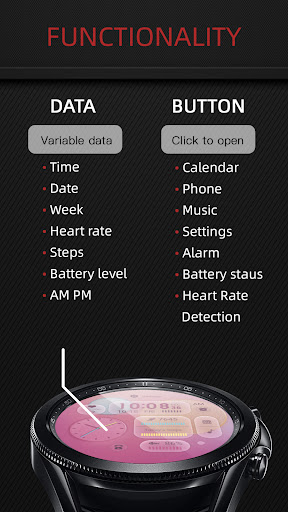 Pastel glass For Wear OS Screen 2