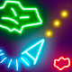 Glow Asteroids Meteor Shooter विंडोज़ पर डाउनलोड करें