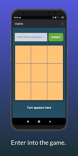 Android application Online Tic Tac Toe screenshort