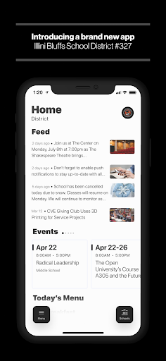 Android application Illini Bluffs CUSD #327 screenshort