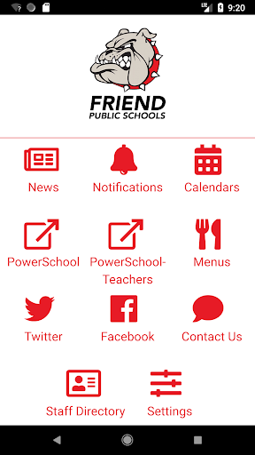Android application Friend Public Schools screenshort