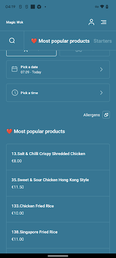 Magic Wok Screen 3