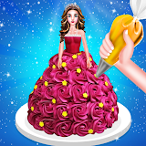 Fashion Doll Cake Games icon