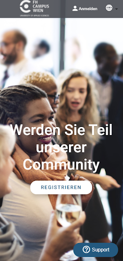 Android application Campusnetzwerk screenshort