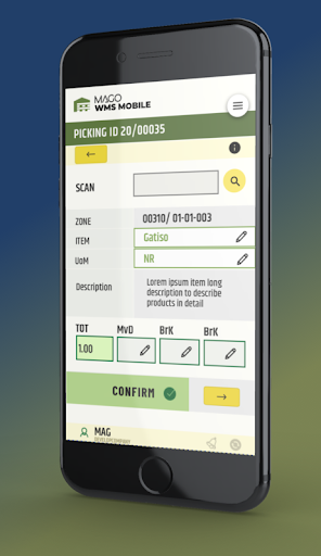 Mago WMS Mobile Screen 2