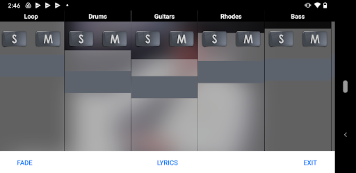 Cover Band Tracks Screen 2