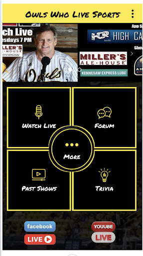 Android application Owls Who Live Sports screenshort