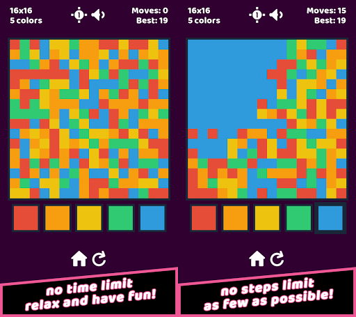 Color Queen! Flood Puzzle Game Screen 2