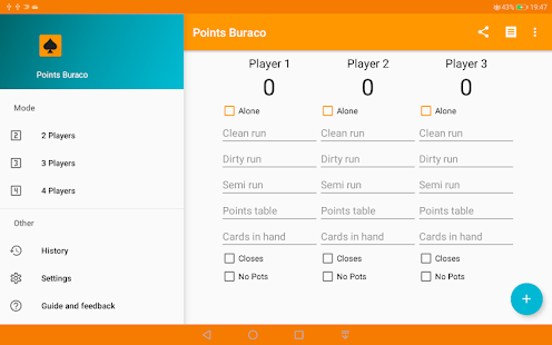 Points Buraco: a smart buraco scorekeeper