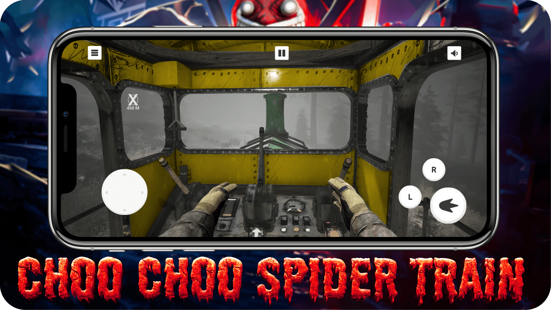 Cho creepy Charle spider train