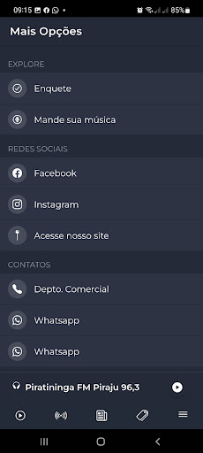 Piratininga FM Piraju 96,3 Screen 3