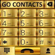 THEME GO CONTACTS GOLD METAL  Icon