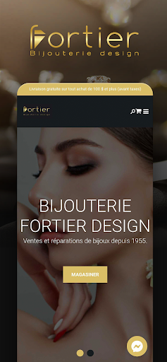 Android application Bijouterie Fortier screenshort