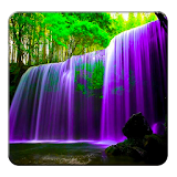 Purple Waterfall Wallpapers icon