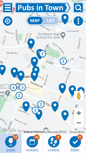 Pubs in Town Screen 2