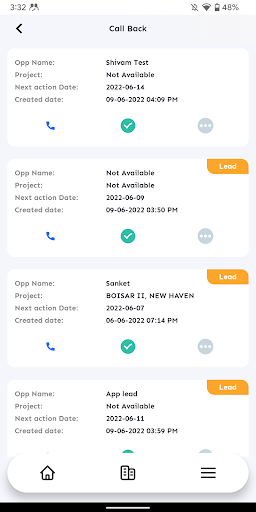 Tata Call Sync App Screen 2