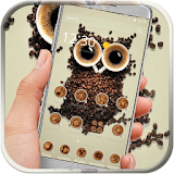 Owl coffee bean icon
