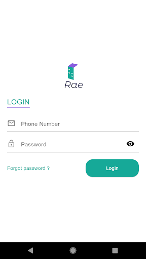 Android application Rae screenshort