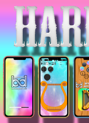 Android application Play Harp screenshort