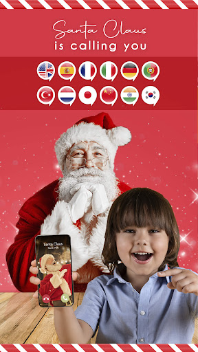Android application Call santa – Fake message screenshort