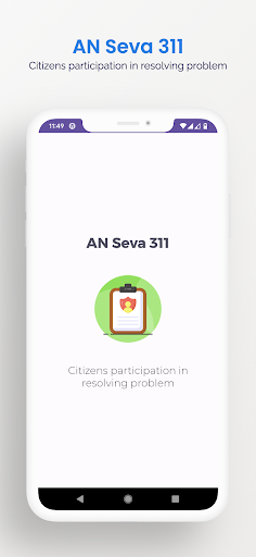 Android application AN Seva 311 screenshort