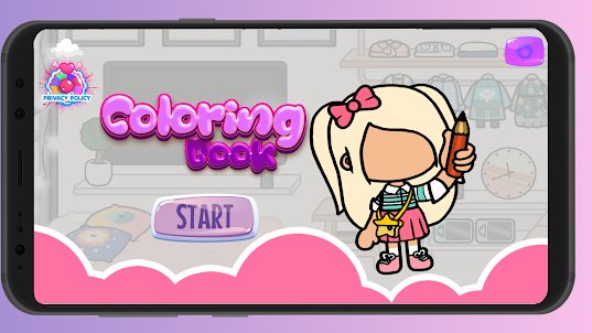 Coloring Book For Kids Tocca