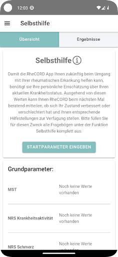 RheCORD Plus Screen 2