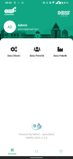 Android application SIMPEL KOK screenshort