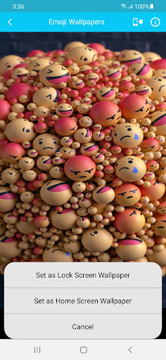 Emoji Wallpaper Screen 3