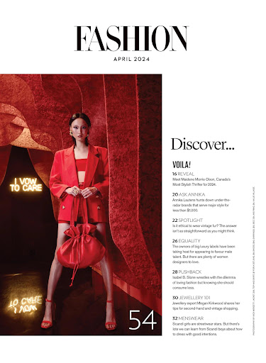 Screenshot of FASHION Magazine