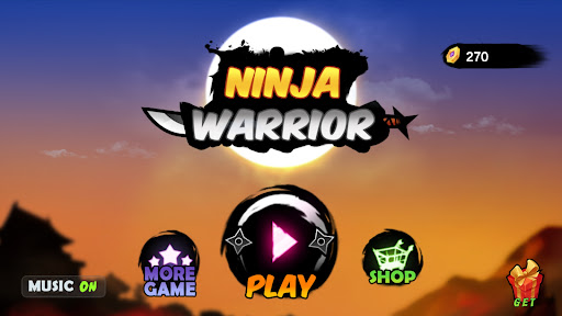 Android application Ninja Warrior - Dart Fighting screenshort
