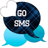 GO SMS - Blue Plaid 3 icon