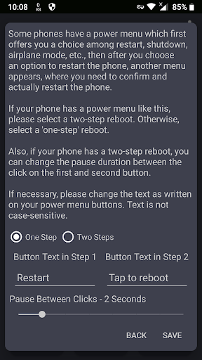Restart - Auto Reboot, No Root Screen 3