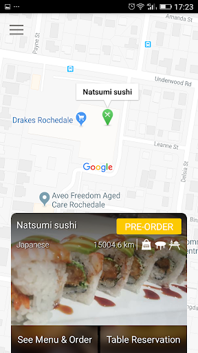 Natsumi sushi Screen 2
