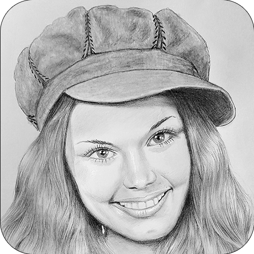 Pencil Sketch Art Photo Editor Logo