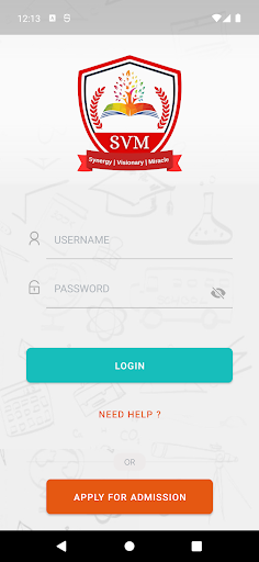 Android application SVM Eduventures screenshort