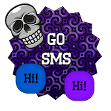 GO SMS THEME - Skull Freak 3 icon
