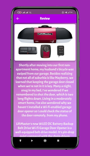 LiftMaster Garage Door Guide Screen 3