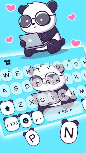 Lovely Cute Panda Theme Screen 2