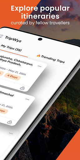 TripWyz - Trip Planner App Screen 2
