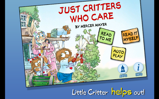 Android application Just Critters Who Care screenshort
