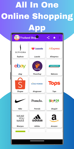 Android application Online Shopping Thailand App screenshort