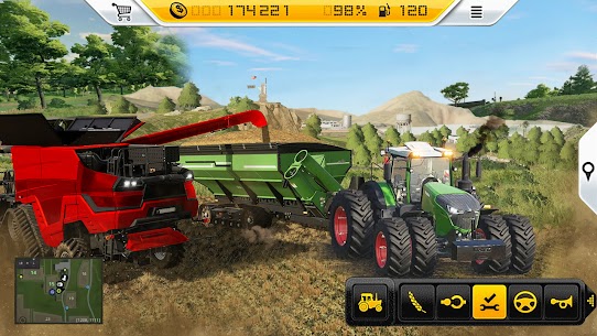 Farmer Driving Tractor Games 1