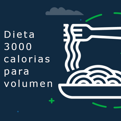 3000 calorie diet gain muscle logo