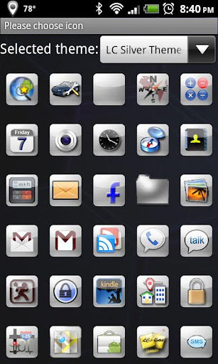 LC Silver Theme Screen 2