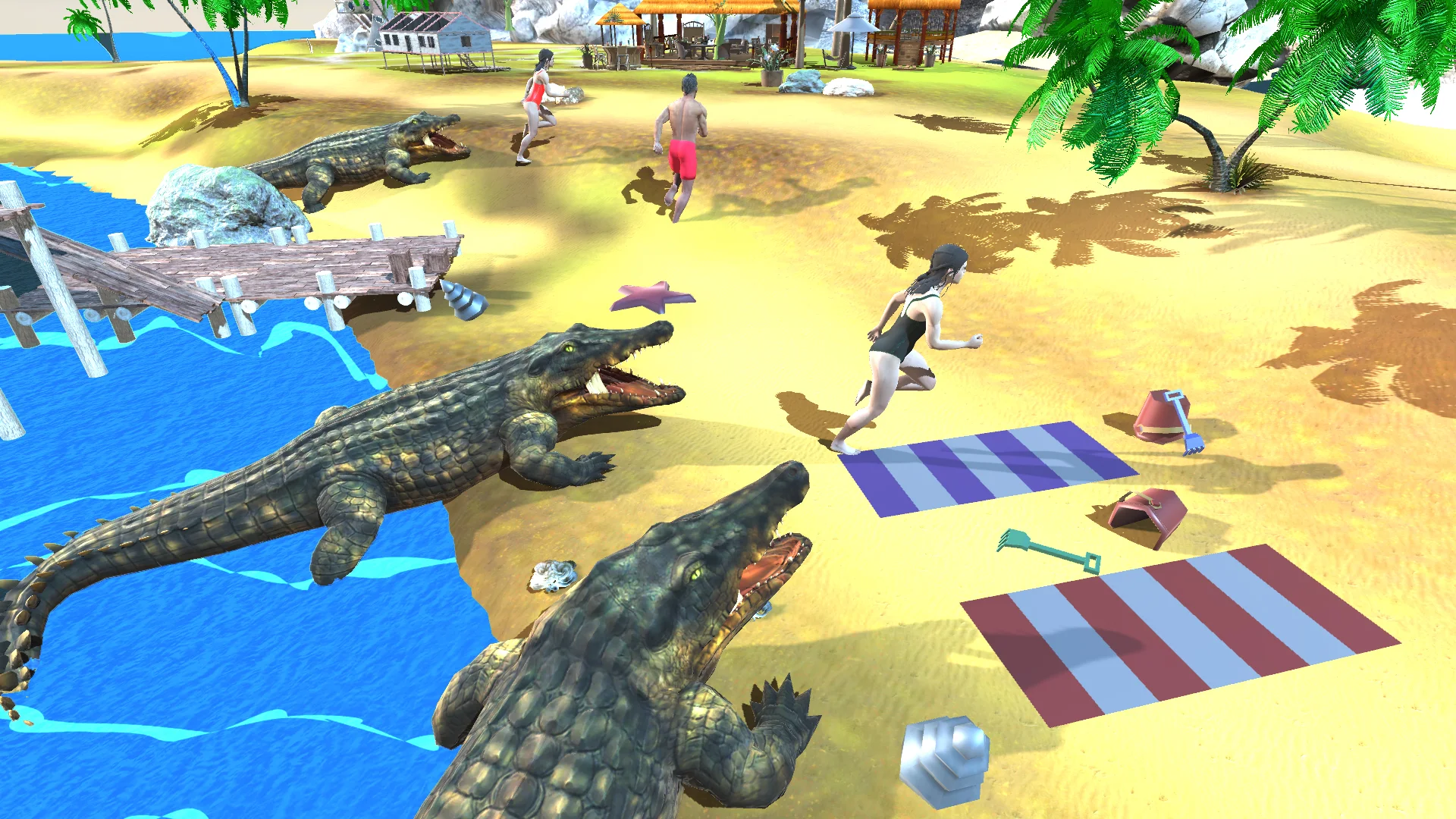 Download Scary Animal Crocodile Attack on PC (Emulator) - LDPlayer