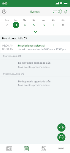 LosPinosApp Screen 2