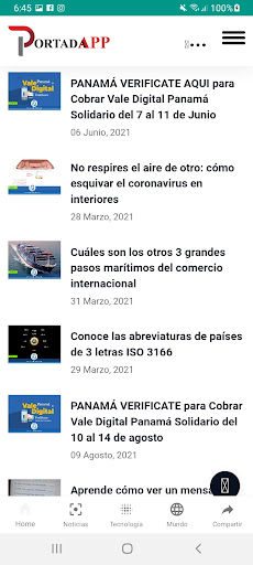 Portadapp.com Screen 3